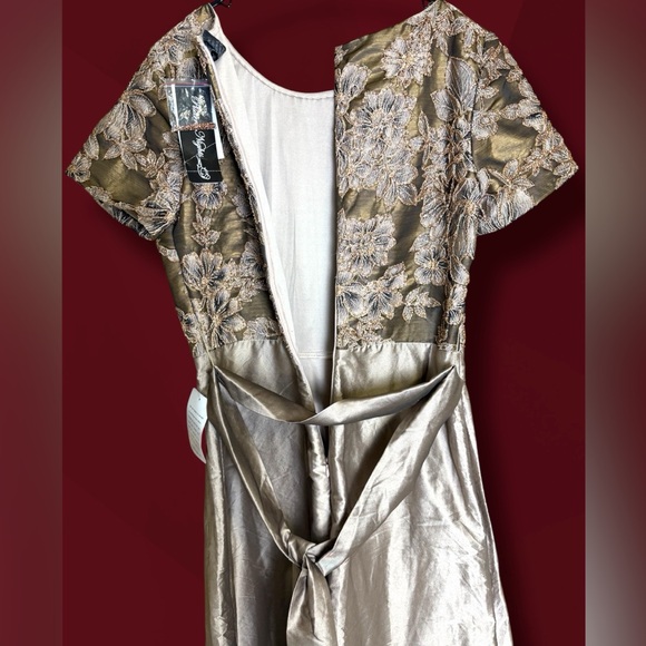 Pisarro Nights Elegant Floral Lace Dress - Picture 3 of 7